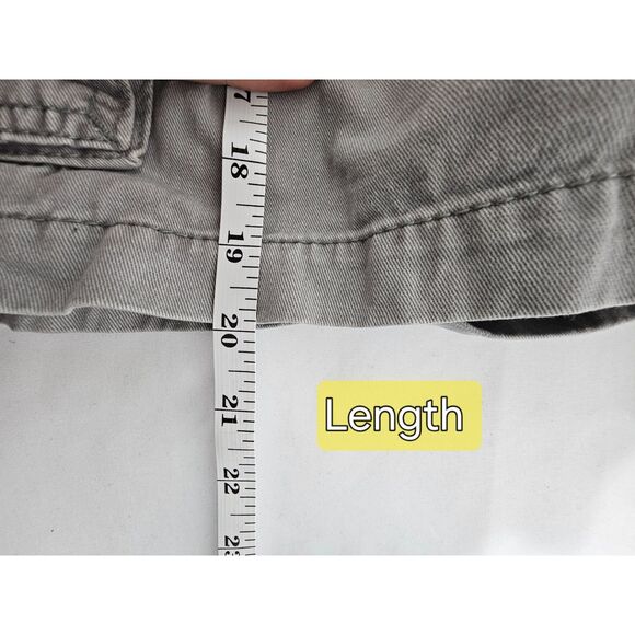 Aeropostale Heavyweight Cargo Shorts Gray Men;s Size 30 - Picture 7 of 7